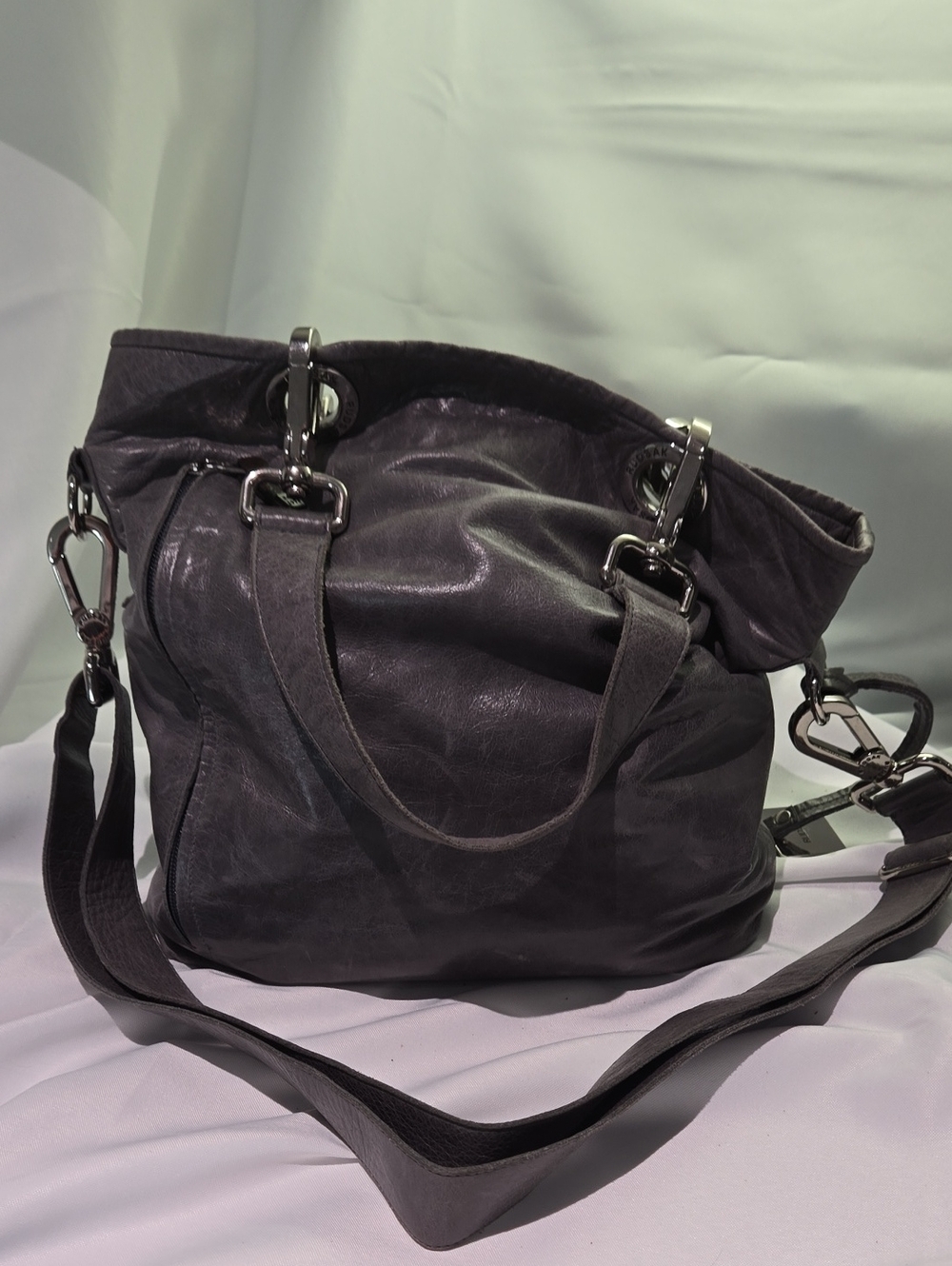 RudSak Women's Soft Slouch Tote Bag in Dark Gray